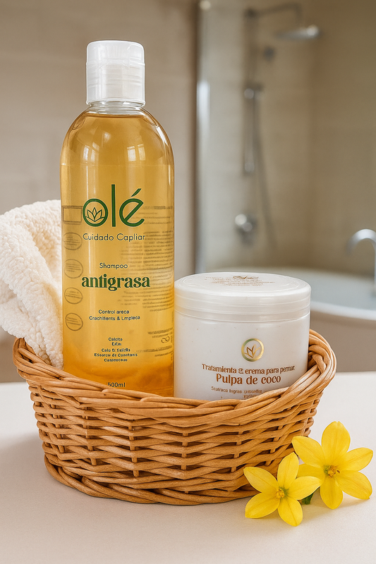 Pack Ritual Detox Capilar (Shampoo de cebolla + Mascarilla pulpa de coco)