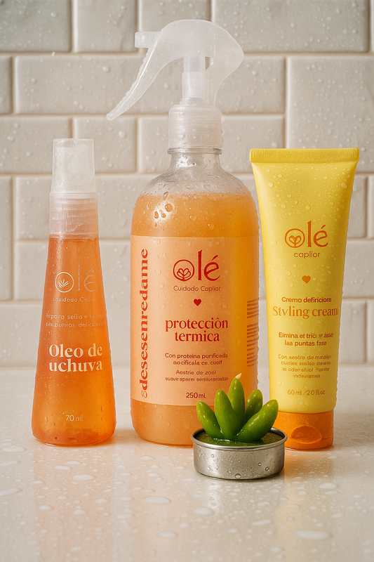 Kit Hair Defence (Termoprotector-Antifrizz Nuez-Uchuva Oleo)